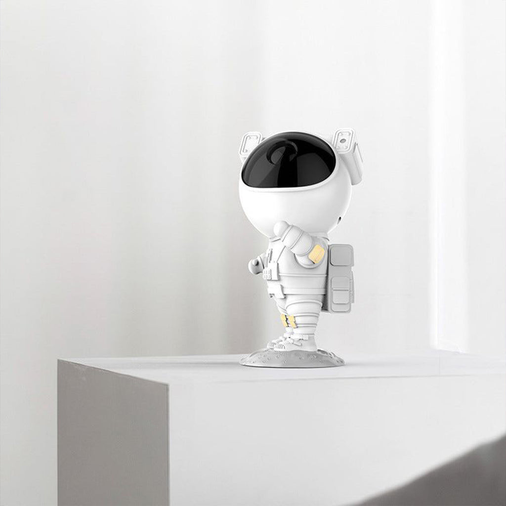 Astronaut Galaxy Projector Night Lamp in kids bedroom